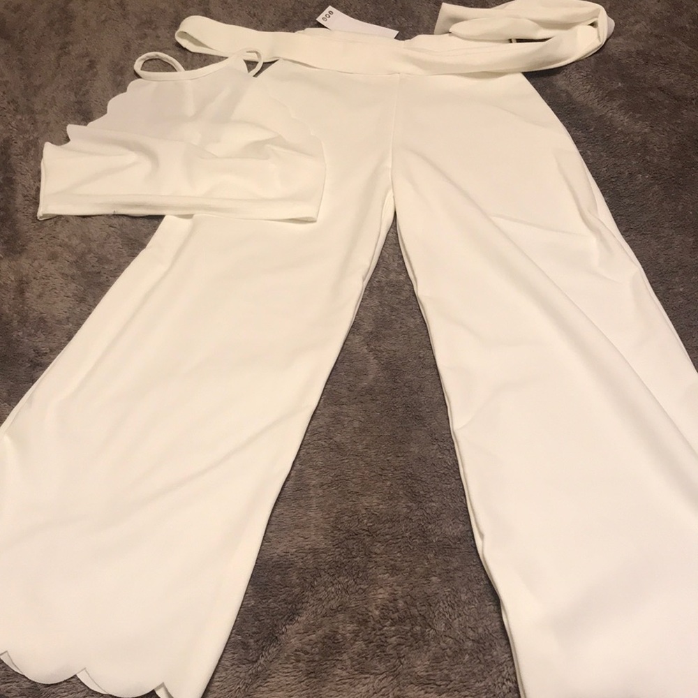 Boohoo 2- Piece white